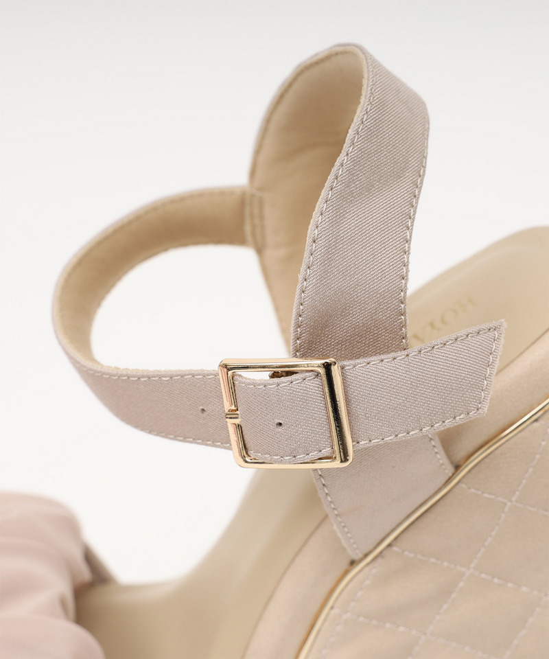 2wayキルティング厚底スポサン 詳細画像 ベージュ 8