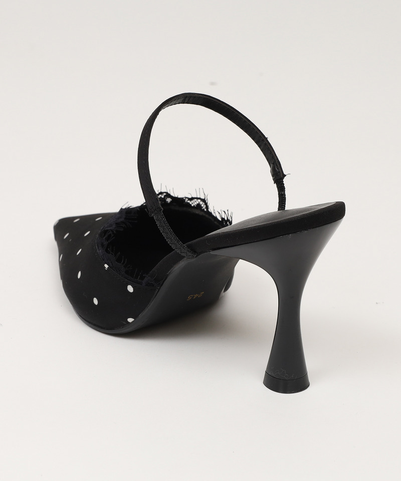 レーストリミングドットミュール 詳細画像 ブラック 4