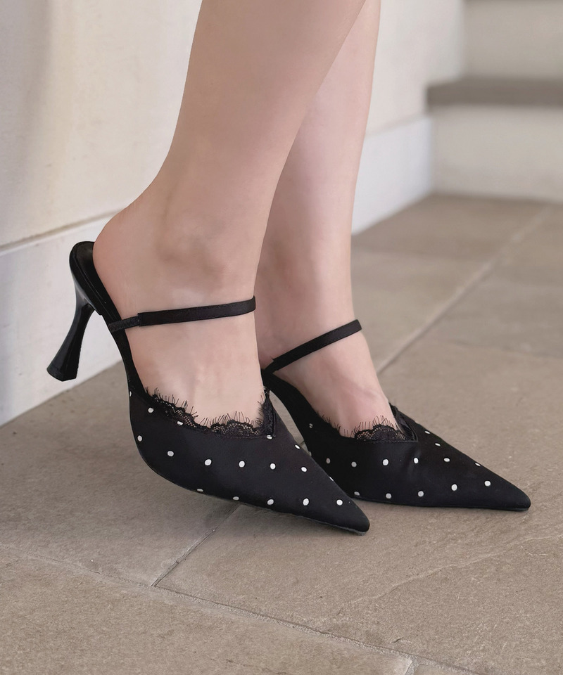 レーストリミングドットミュール 詳細画像 ブラック 8