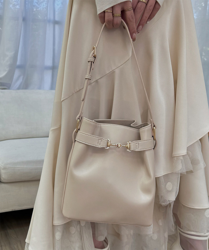 バックル付2wayミニBAG 詳細画像 ベージュ 2