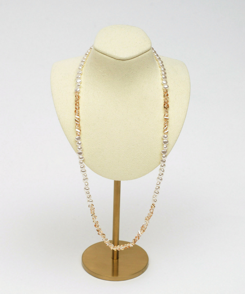 ニュアンスパールビーズネックレス 詳細画像 オフホワイト 1