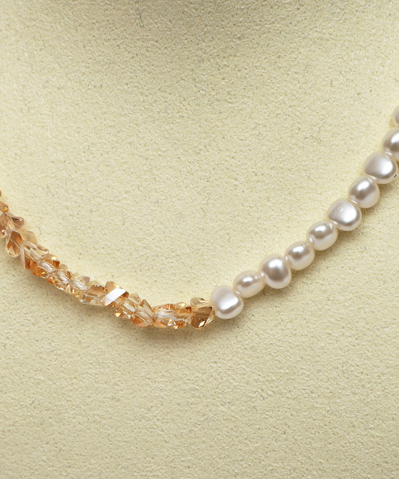 ニュアンスパールビーズネックレス 詳細画像 オフホワイト 4