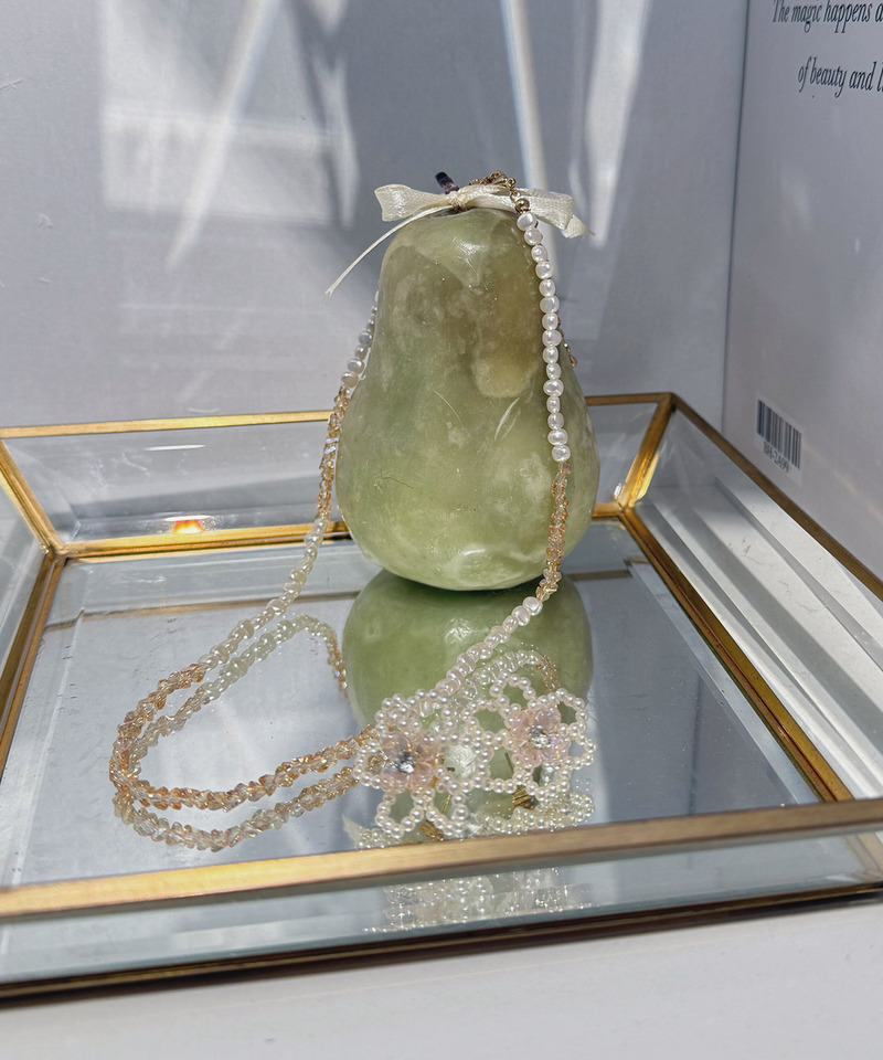 ニュアンスパールビーズネックレス 詳細画像 オフホワイト 5