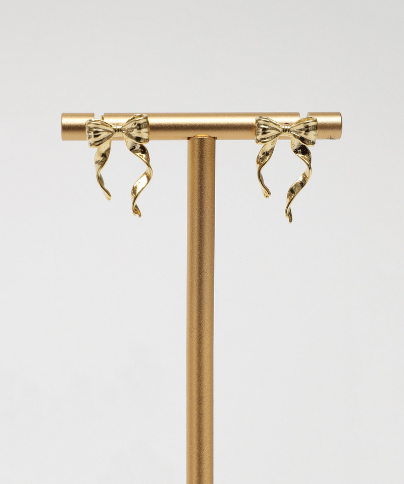 カリーナリボンピアス 詳細画像 ゴールド 1