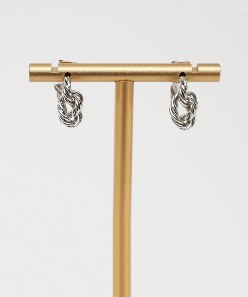 ツイストノットピアス 詳細画像 シルバー 1