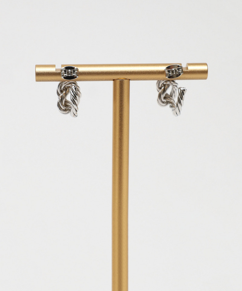 ツイストノットピアス 詳細画像 シルバー 2