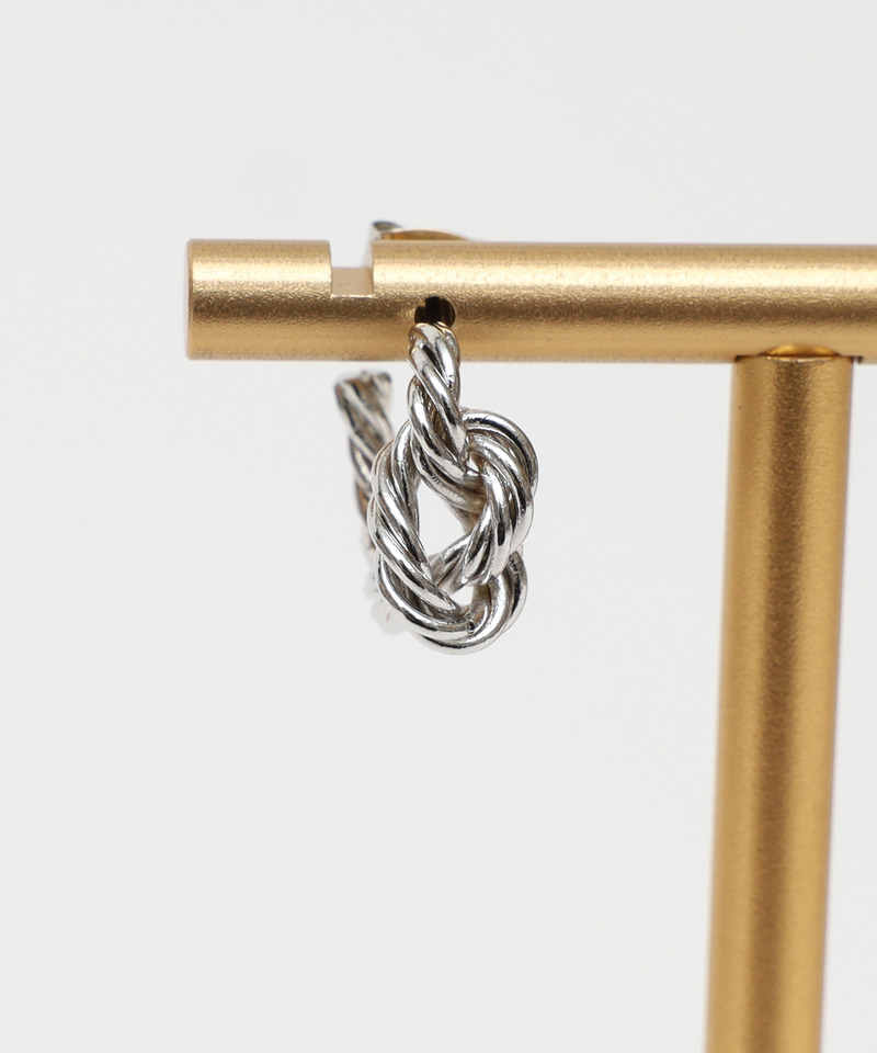 ツイストノットピアス 詳細画像 シルバー 3
