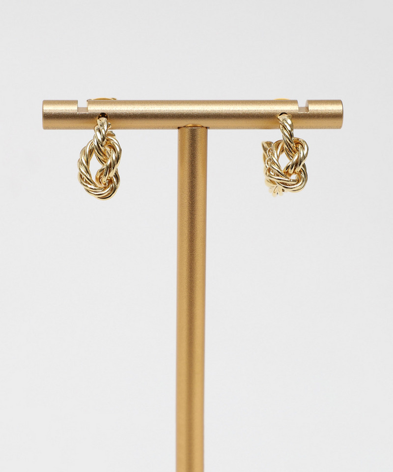 ツイストノットピアス 詳細画像 ゴールド 1