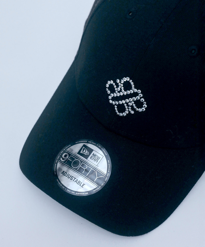 【NEW ERA】9FORTYラインストーンフロントロゴキャップ 詳細画像 ブラック 2