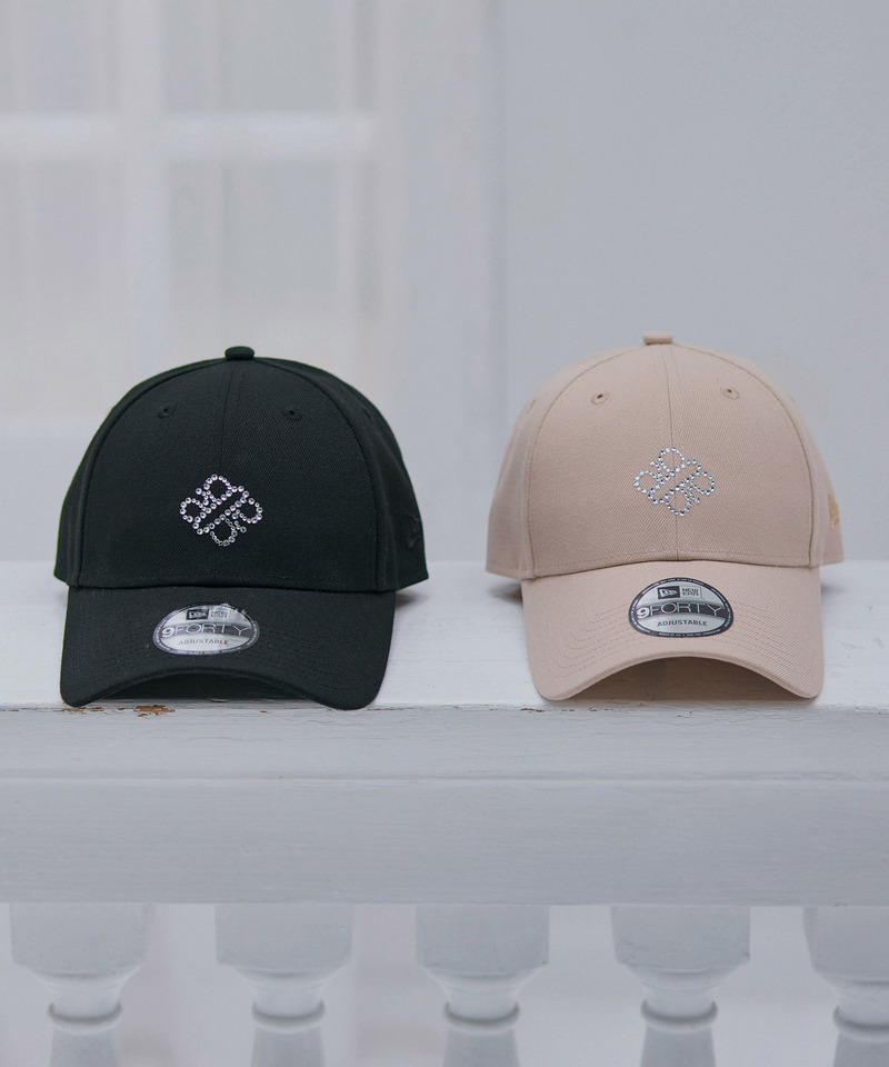 【NEW ERA】9FORTYラインストーンフロントロゴキャップ 詳細画像 ブラック 6
