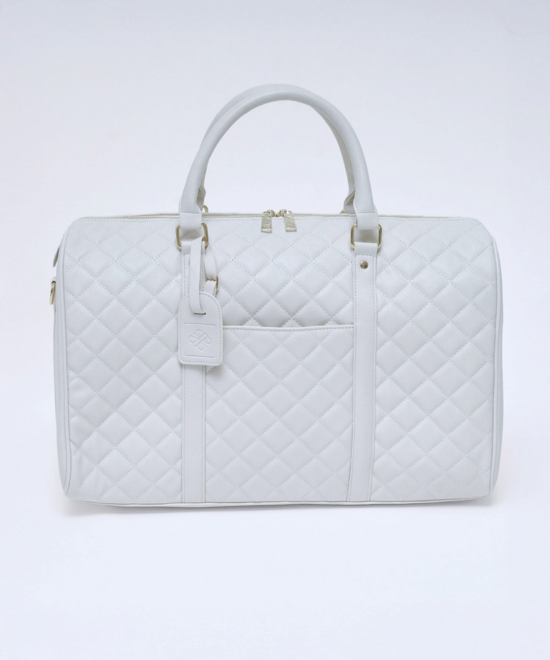 公式通販限定カラーあり【Mサイズ】キルティングボストンBAG 詳細画像 オフホワイト 2