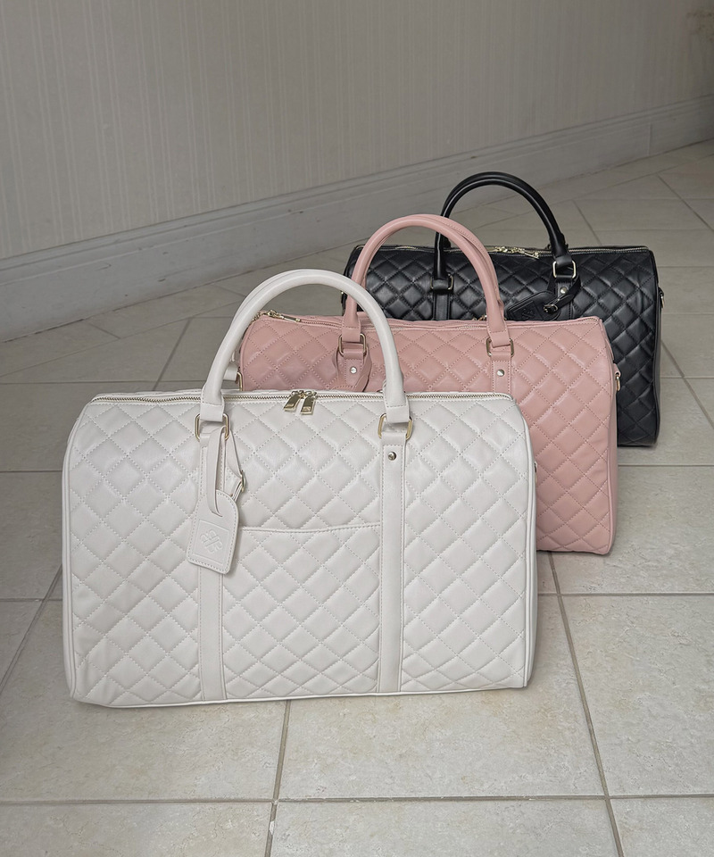 公式通販限定カラーあり【Mサイズ】キルティングボストンBAG 詳細画像 オフホワイト 21