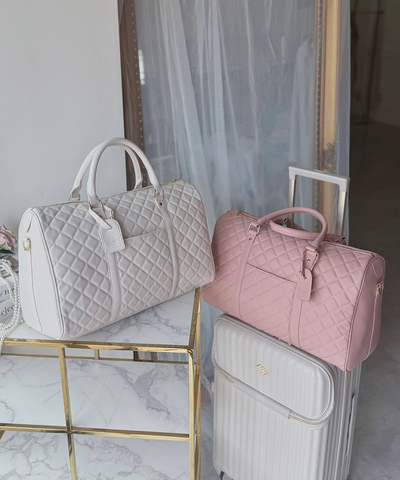 公式通販限定カラーあり【Mサイズ】キルティングボストンBAG 詳細画像 オフホワイト 23