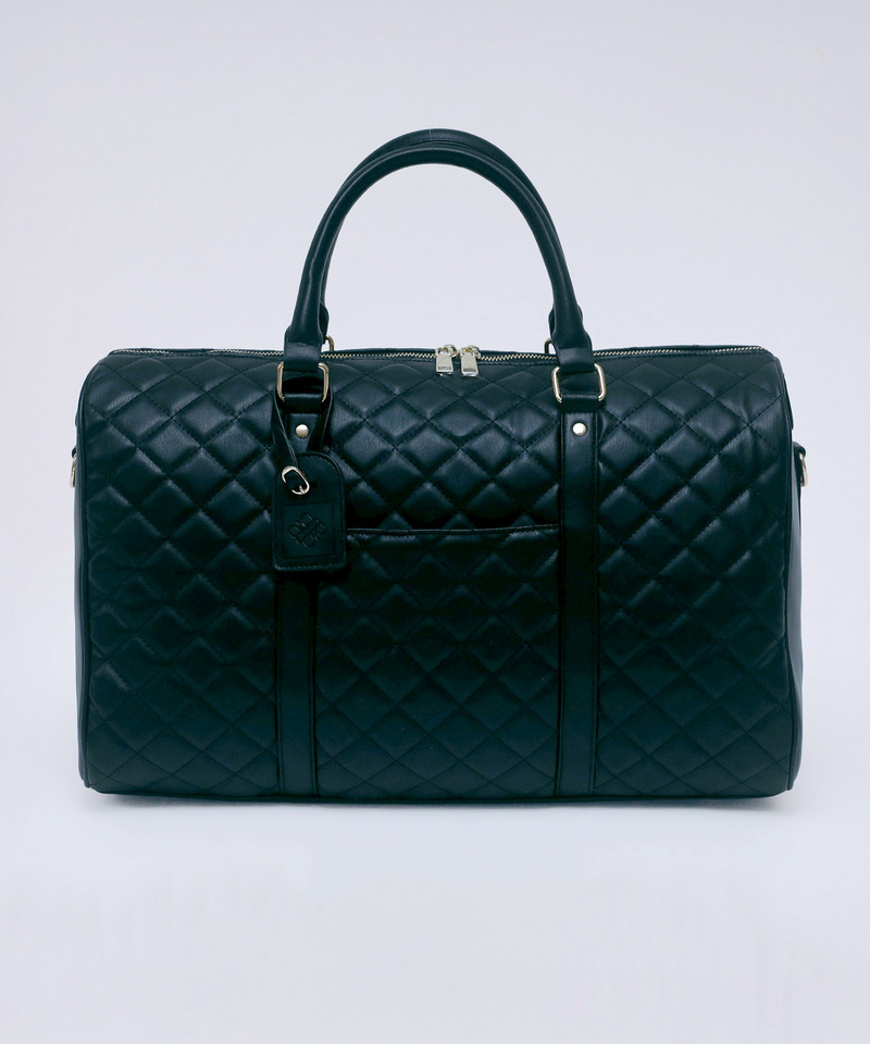 公式通販限定カラーあり【Mサイズ】キルティングボストンBAG 詳細画像 ブラック 2