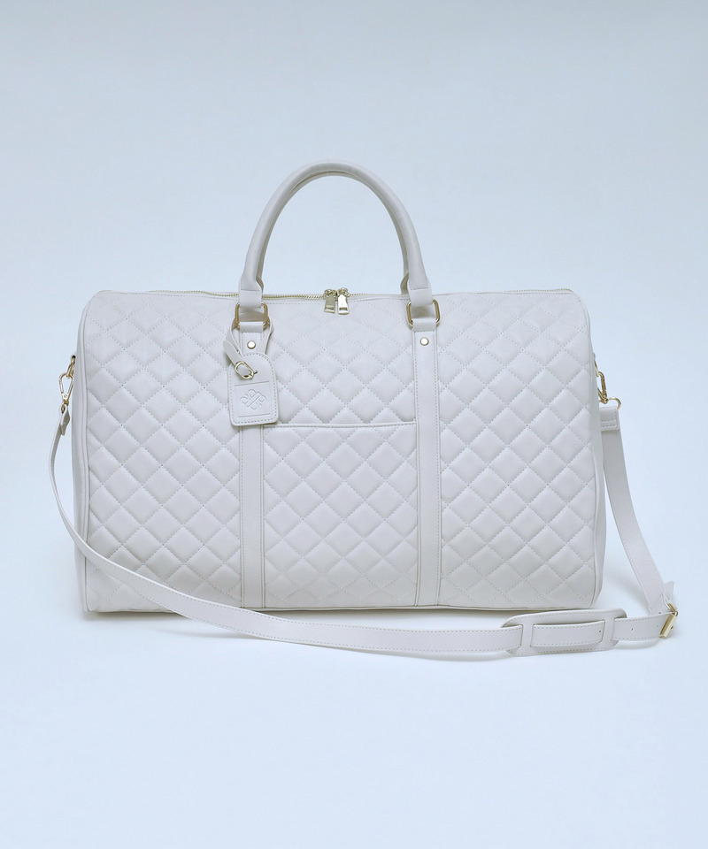 公式通販限定カラーあり【Lサイズ】キルティングボストンBAG 詳細画像 オフホワイト 12