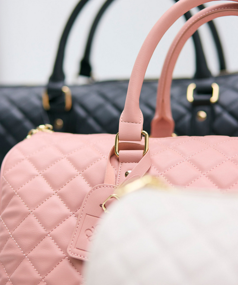 公式通販限定カラーあり【Lサイズ】キルティングボストンBAG 詳細画像 オフホワイト 15