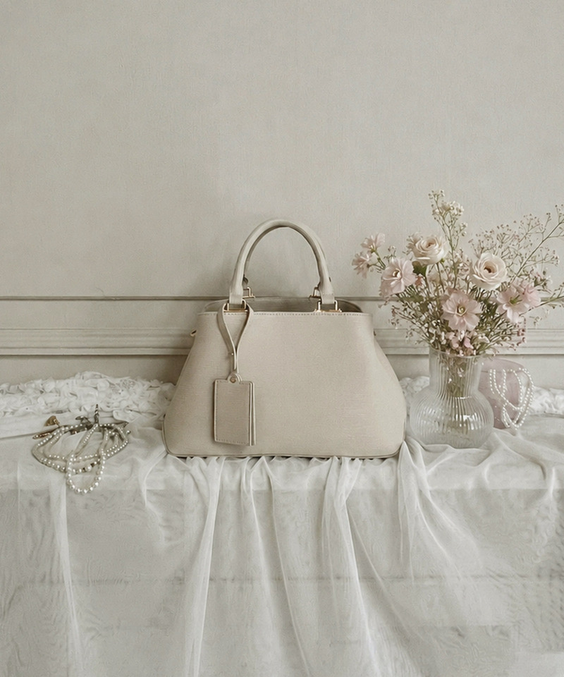 トップハンドルBAG 詳細画像 オフホワイト 2