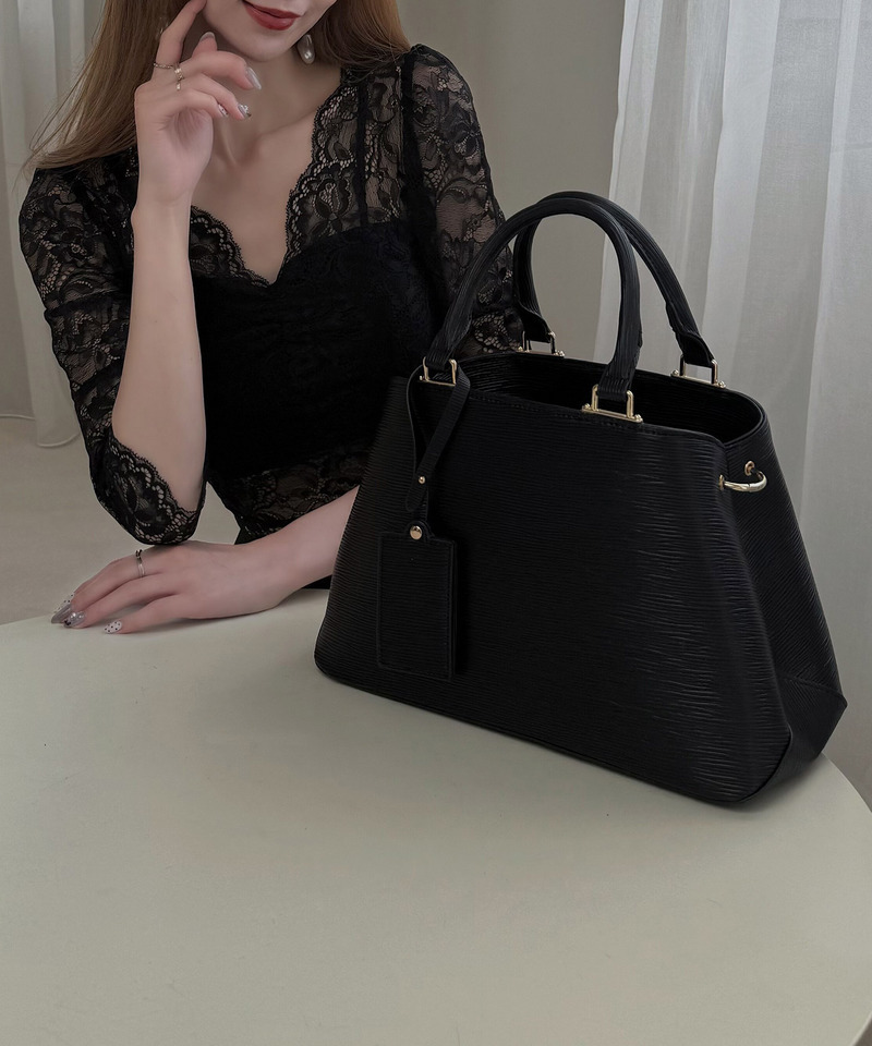 トップハンドルBAG 詳細画像 ブラック 3