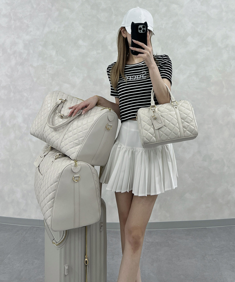 【公式通販限定カラーあり】キルティングボストンミニBAG 詳細画像 オフホワイト 7