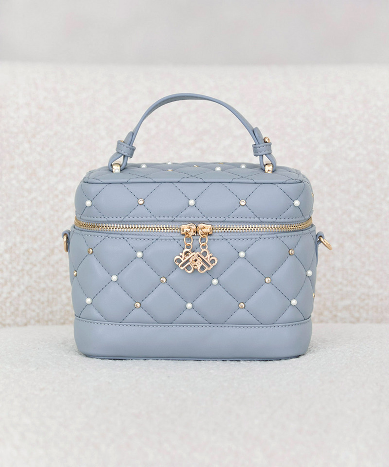 パールビジューヴァニティーBAG 詳細画像 ブルー 1