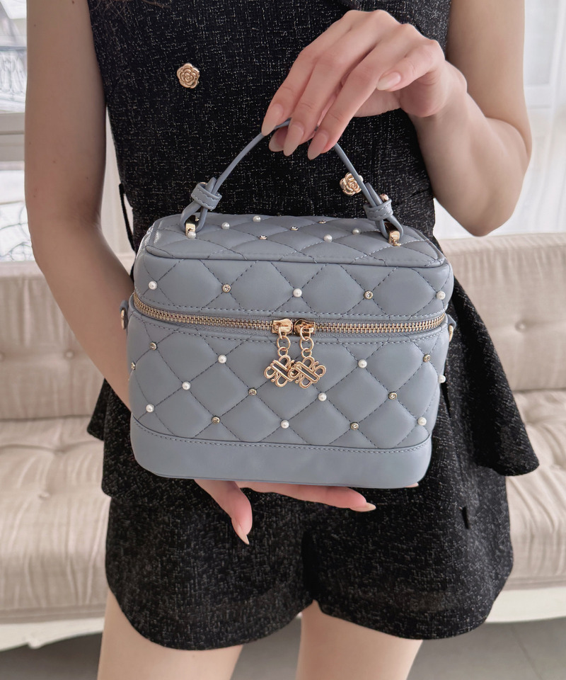 パールビジューヴァニティーBAG 詳細画像 ブルー 2