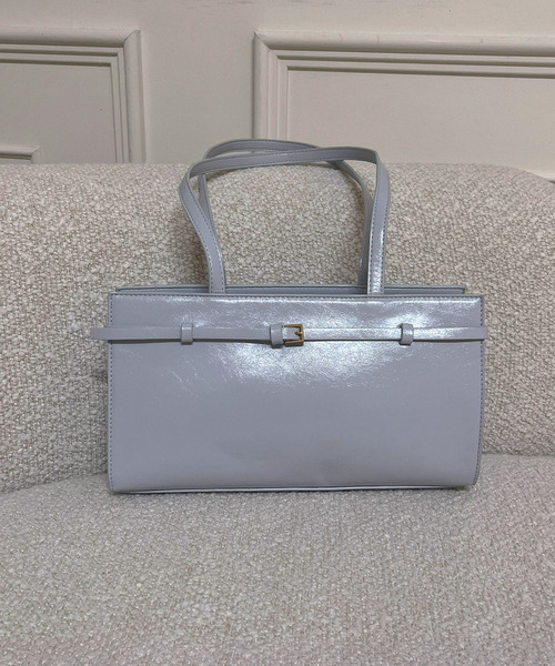 フェイクレザーハンドルBAG 詳細画像
