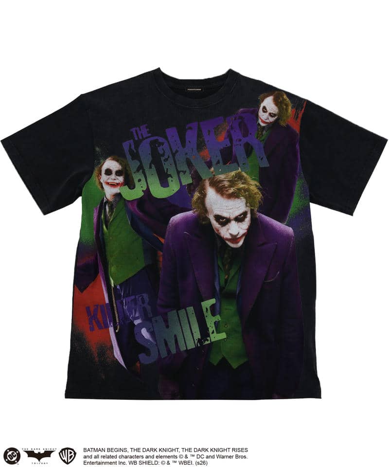 【DC】ジョーカー/ヴィンテージ加工Tシャツ 詳細画像 ブラック 1