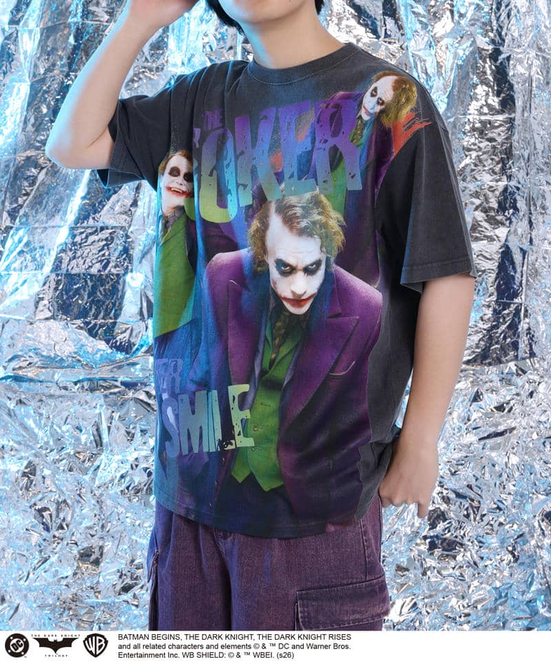 【DC】ジョーカー/ヴィンテージ加工Tシャツ 詳細画像 ブラック 2