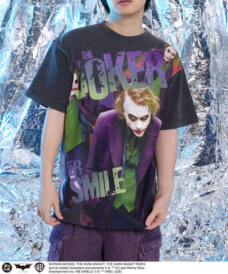 【DC】ジョーカー/ヴィンテージ加工Tシャツ 詳細画像 ブラック 3