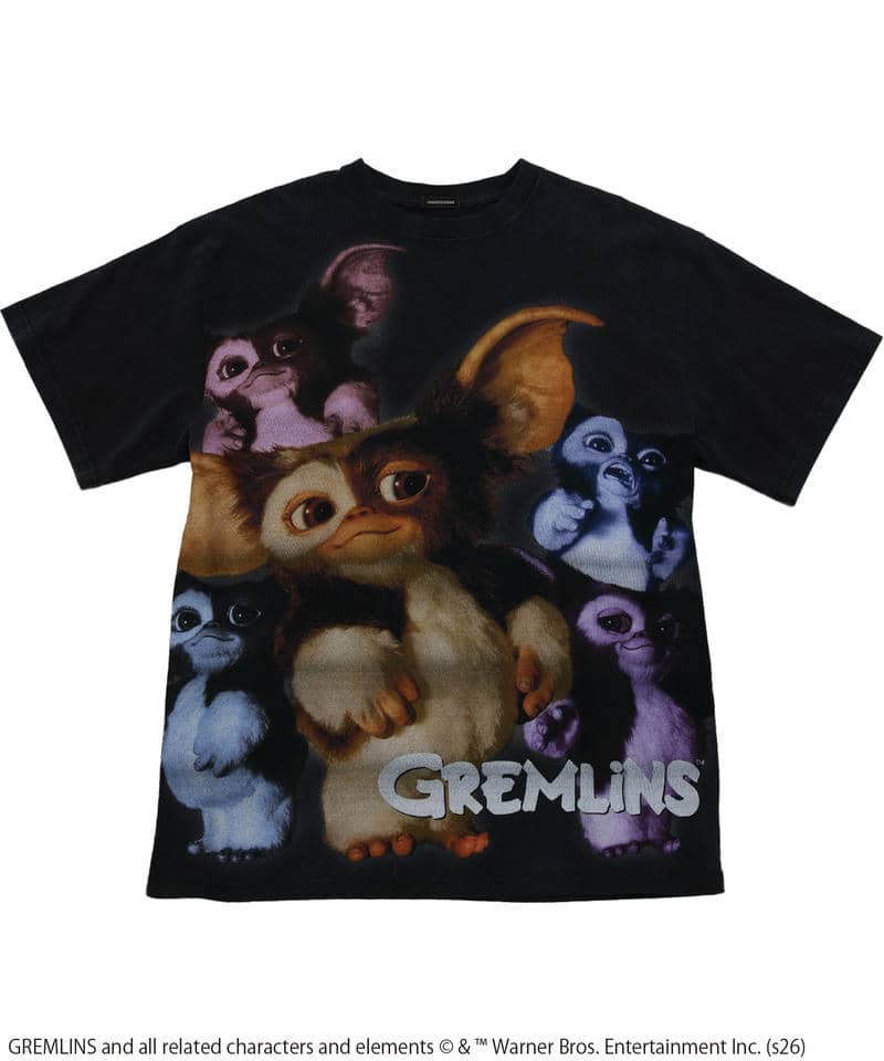 【Gremlins】ギズモ/ヴィンテージ加工Tシャツ 詳細画像 ブラック 1