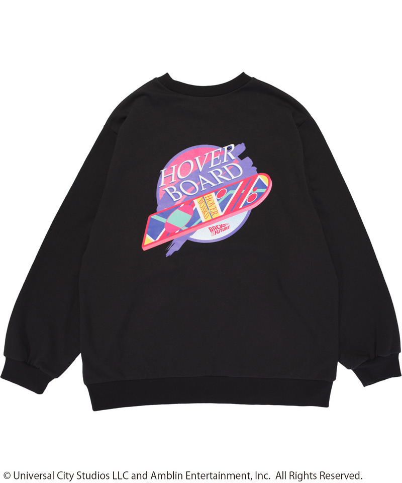 【BTTF】ホバーボード/スウェット(PONEYCOMB TOKYO) 詳細画像 ブラック 5