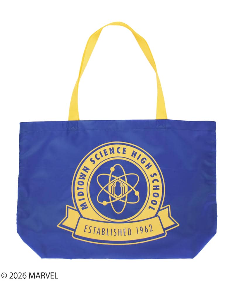 【MARVEL】ｽﾊﾟｲﾀﾞｰﾏﾝ/ﾐｯﾄﾞﾀｳﾝ・ｻｲｴﾝｽ高校/ポリバッグ 詳細画像 ブルー 1