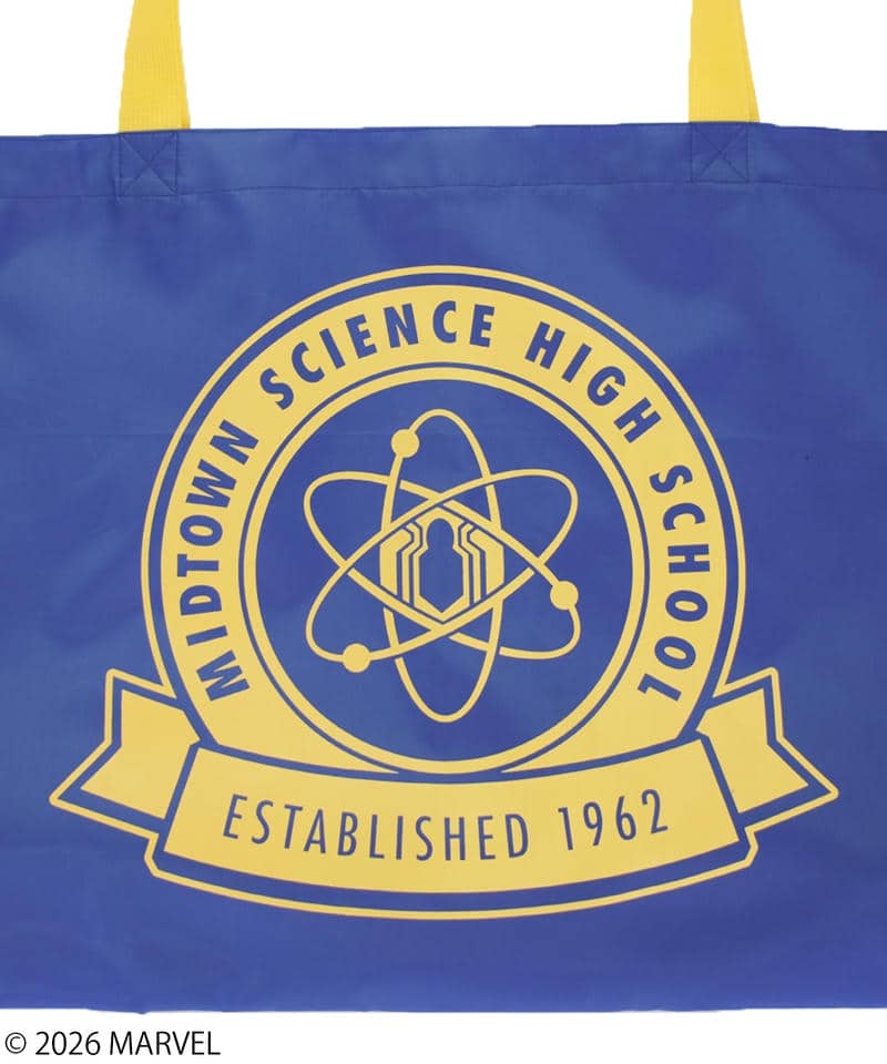 【MARVEL】ｽﾊﾟｲﾀﾞｰﾏﾝ/ﾐｯﾄﾞﾀｳﾝ・ｻｲｴﾝｽ高校/ポリバッグ 詳細画像 ブルー 2