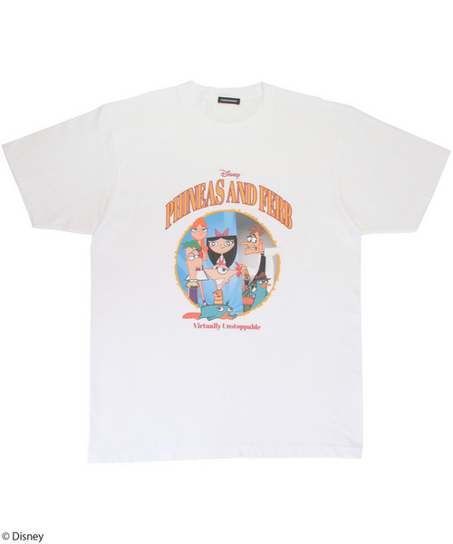 【Disney】フィニアスとファーブ/Tシャツ(PONEYCOMB TOKYO)