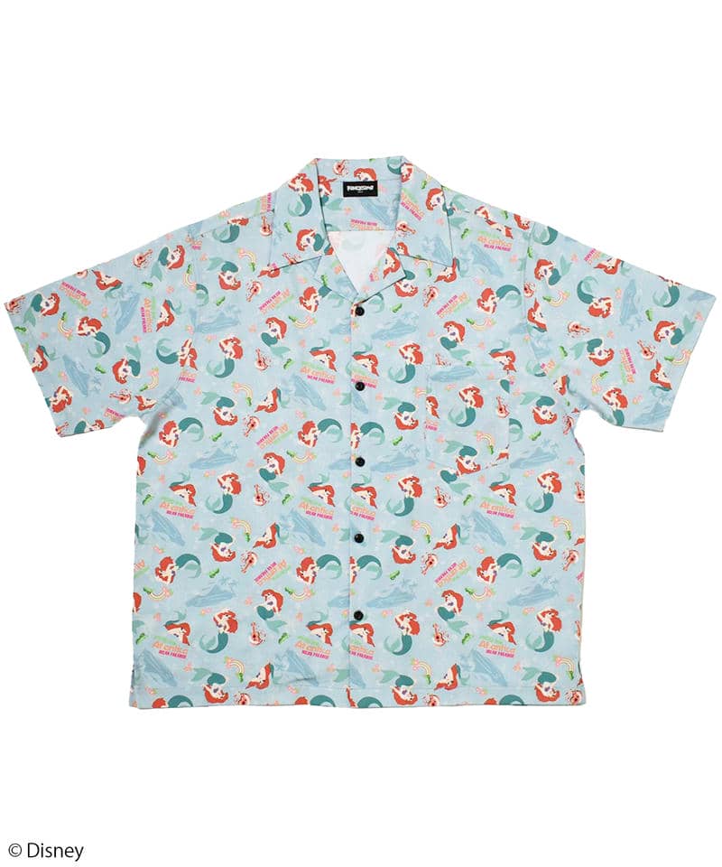 【Disney】リトルマーメイド/半袖シャツ 詳細画像 ブルー 1
