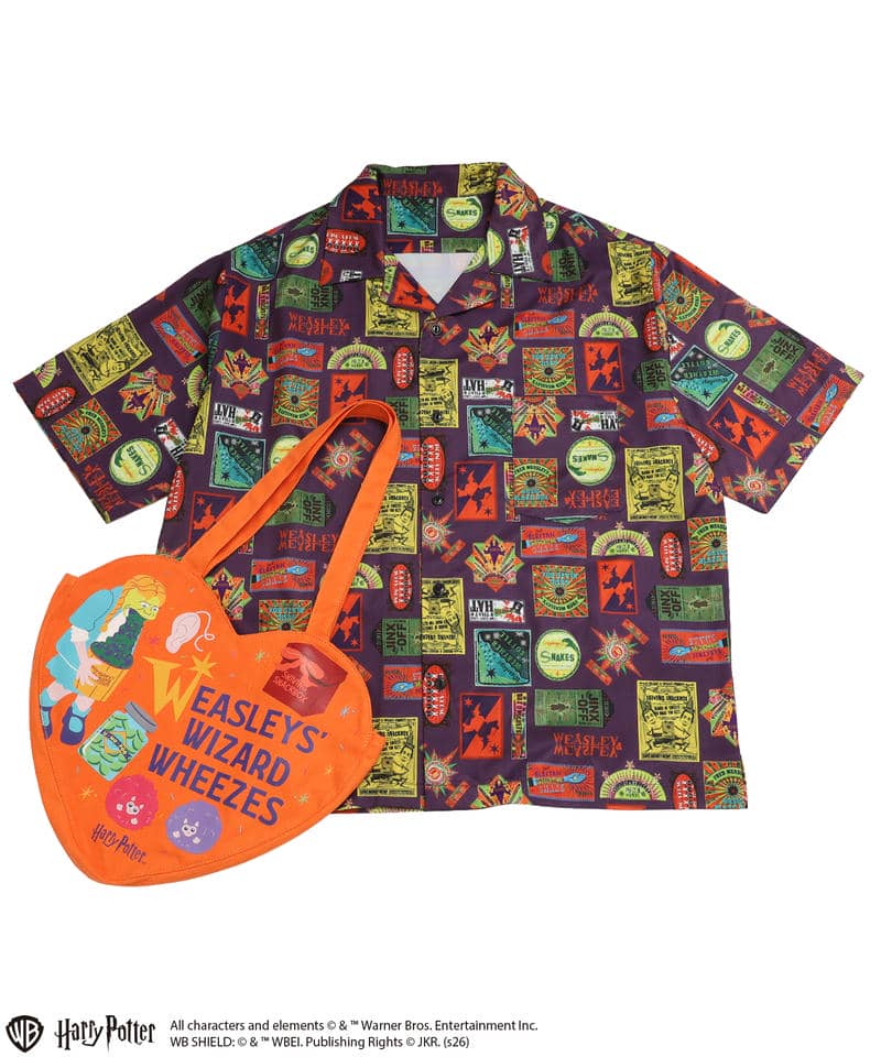 【HarryPotter】アイコン/アロハシャツ 詳細画像 パープル 5