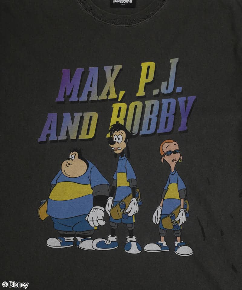 【Disney】MAX PJ AND BOBBY/Tシャツ 詳細画像 ブラック 2