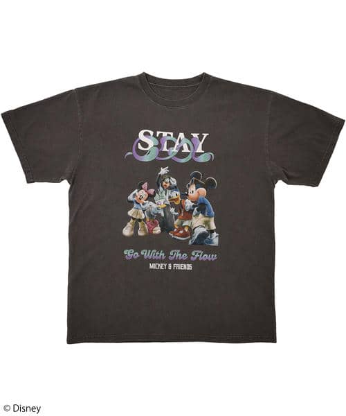 【Disney】ミッキー＆フレンズ集合/Tシャツ(PONEYCOMB TOKYO)