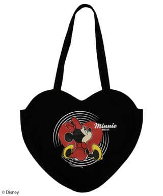 【Disney】ミニー/レコード風/ハート型バッグ