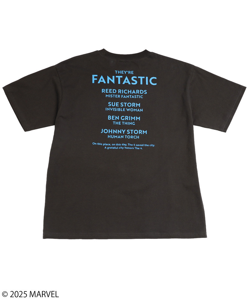 【MARVEL】FANTASTIC4/Tシャツ(PONEYCOMB TOKYO) 詳細画像 ブラック 2
