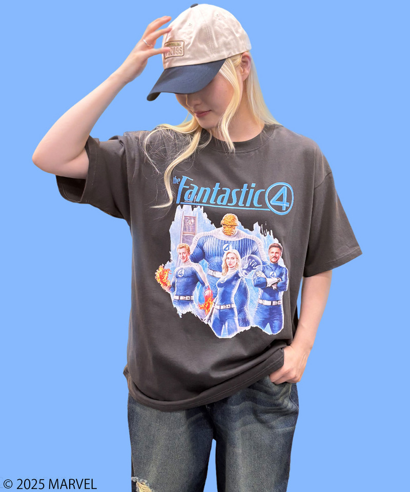 【MARVEL】FANTASTIC4/Tシャツ(PONEYCOMB TOKYO) 詳細画像 ブラック 3