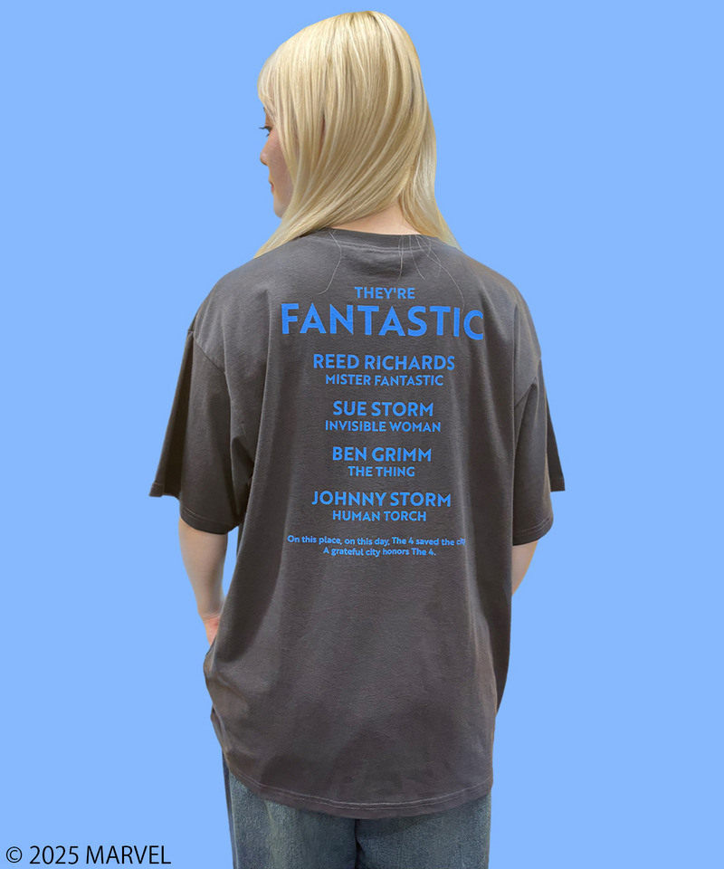 【MARVEL】FANTASTIC4/Tシャツ(PONEYCOMB TOKYO) 詳細画像 ブラック 4