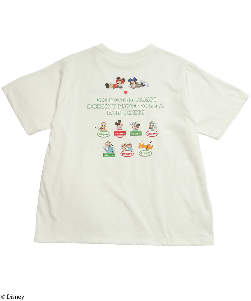 【Disney】ミッキー＆フレンズ/Tシャツ(PONEYCOMB TOKYO) 詳細画像 ホワイト 1