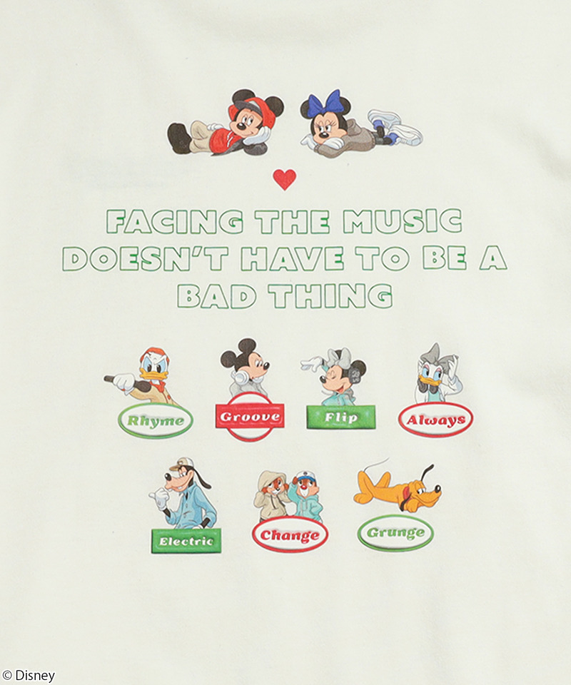【Disney】ミッキー＆フレンズ/Tシャツ(PONEYCOMB TOKYO) 詳細画像 ホワイト 2