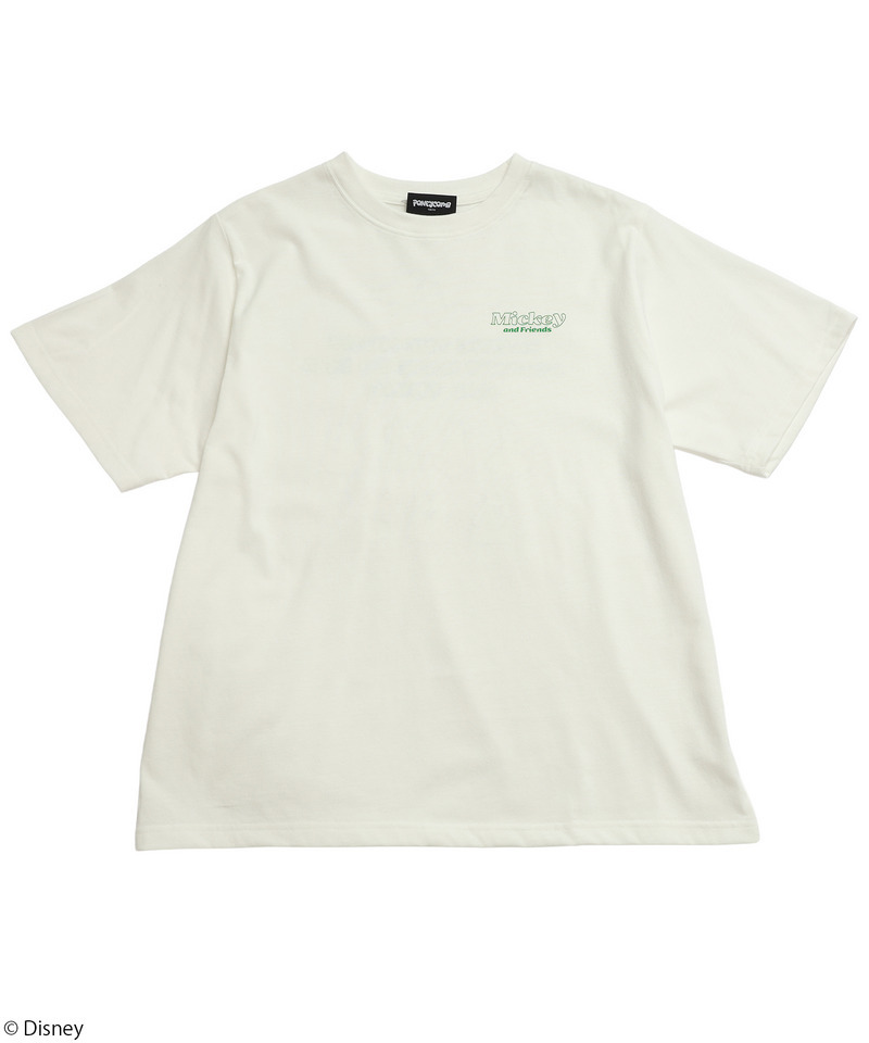 【Disney】ミッキー＆フレンズ/Tシャツ(PONEYCOMB TOKYO) 詳細画像 ホワイト 3