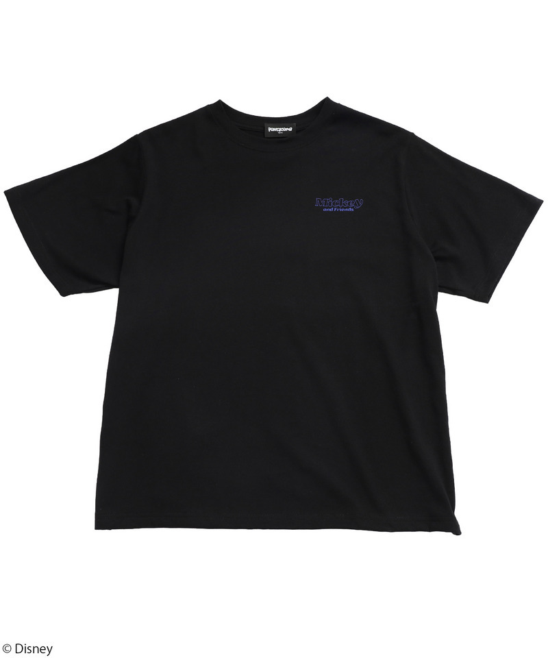 【Disney】ミッキー＆フレンズ/Tシャツ(PONEYCOMB TOKYO) 詳細画像 ブラック 3