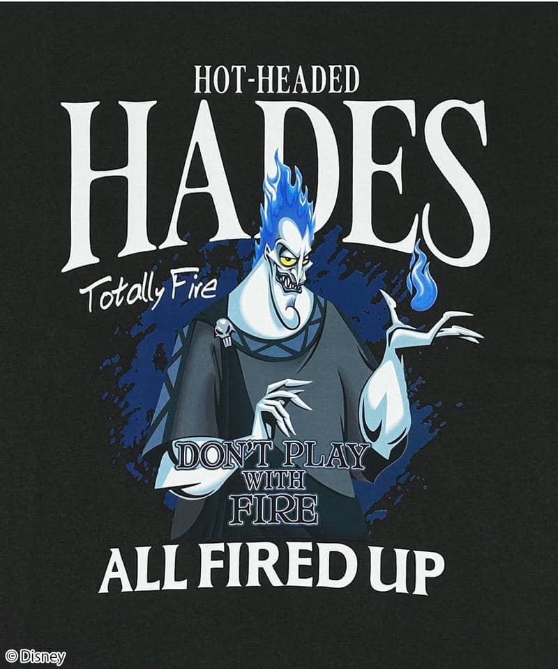 【Disney】HADES/Tシャツ(PONEYCOMB TOKYO) 詳細画像 ブラック 2
