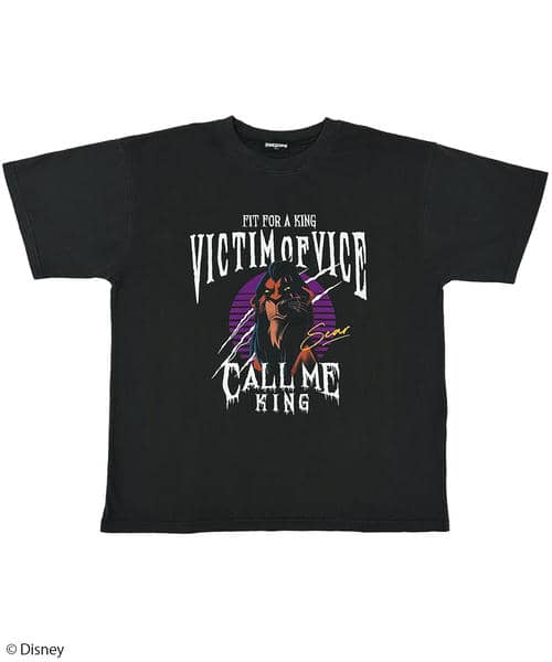 【Disney】SCAR/Tシャツ(PONEYCOMB TOKYO)