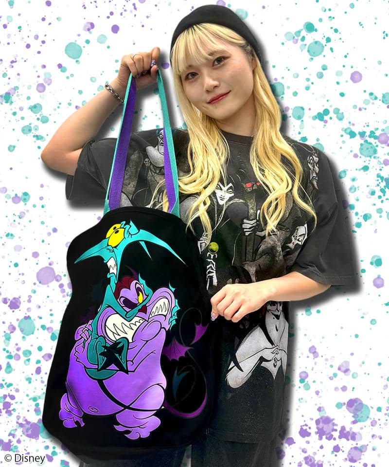 【Disney】ペイン&パニック/ダイカットトート 詳細画像 ブラック 2