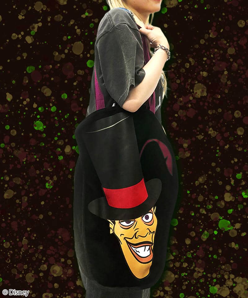 【Disney】ドクター・ファシリエ/ダイカットトートバッグ(PONEYCOMB TOKYO) 詳細画像 ブラック 2